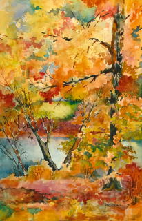Autumn River - Debra Hetzel Hanson