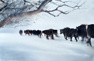 Bringing the Cows Home - Caitlin Leline